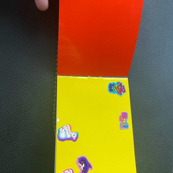 Lisa Frank Vintage Markie Sticker Book bill for size comparison & not included - Picture 6 of 12